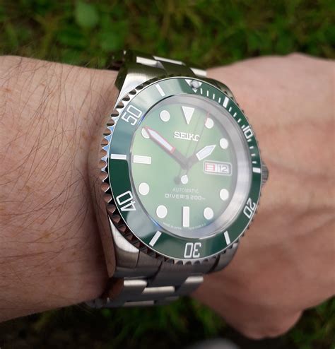 custom made seiko mod watch.